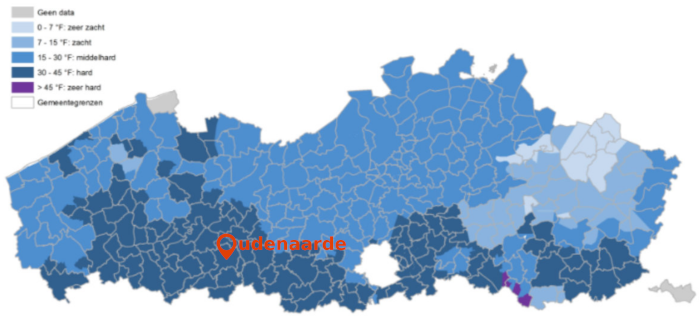 Waterhardheid Vlaanderen