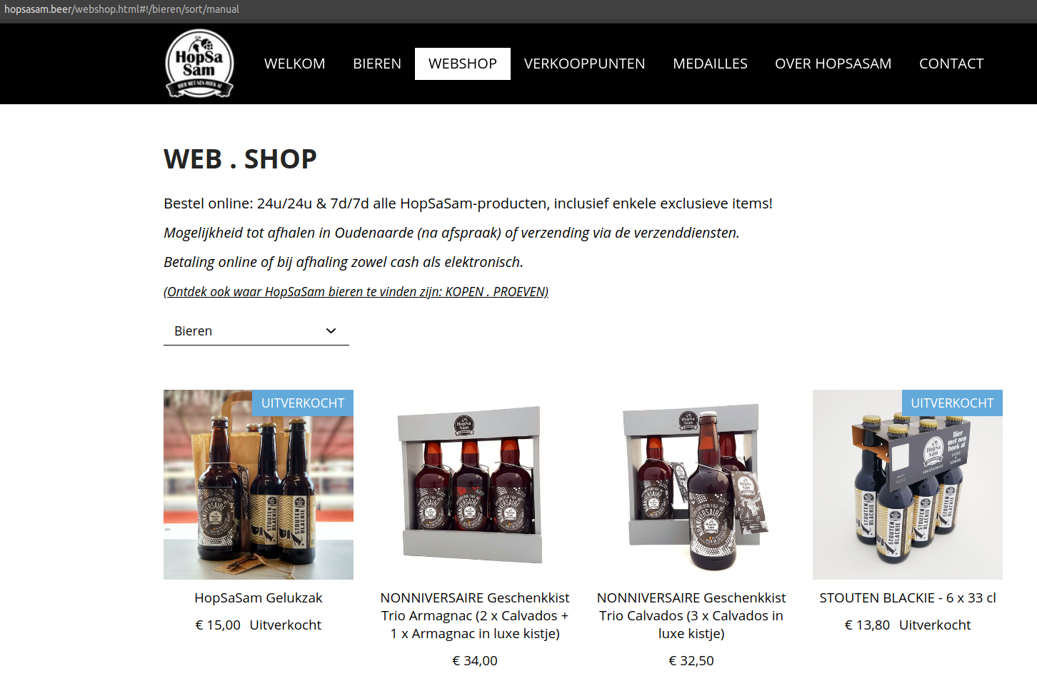 Webshop HopSaSam